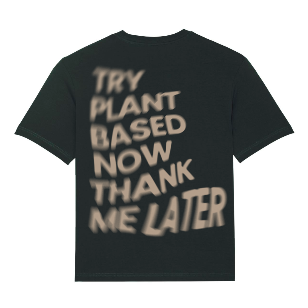 Try Plant Based T-Shirt - Black - Empatii