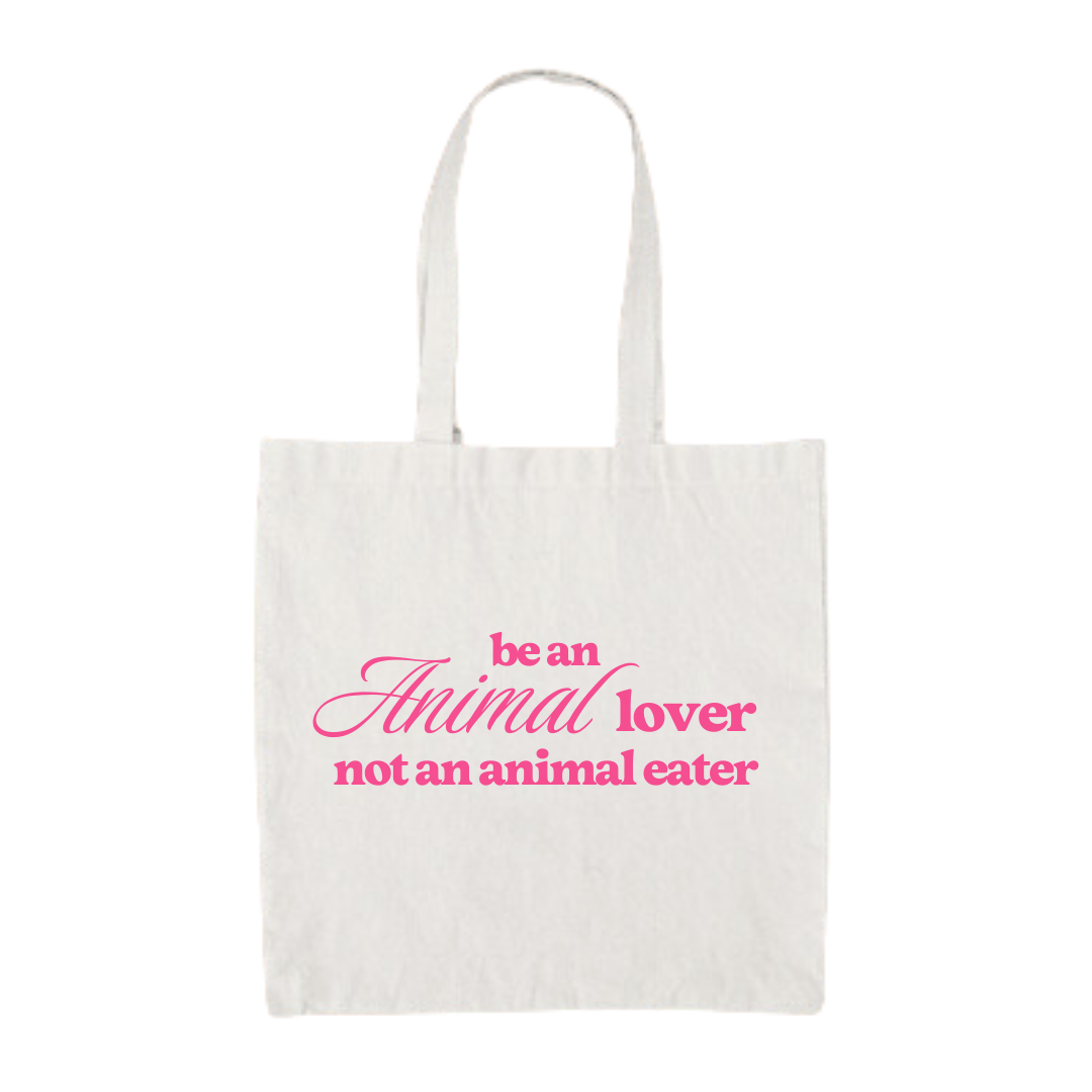 Be an Animal Lover - Organic Tote Bag