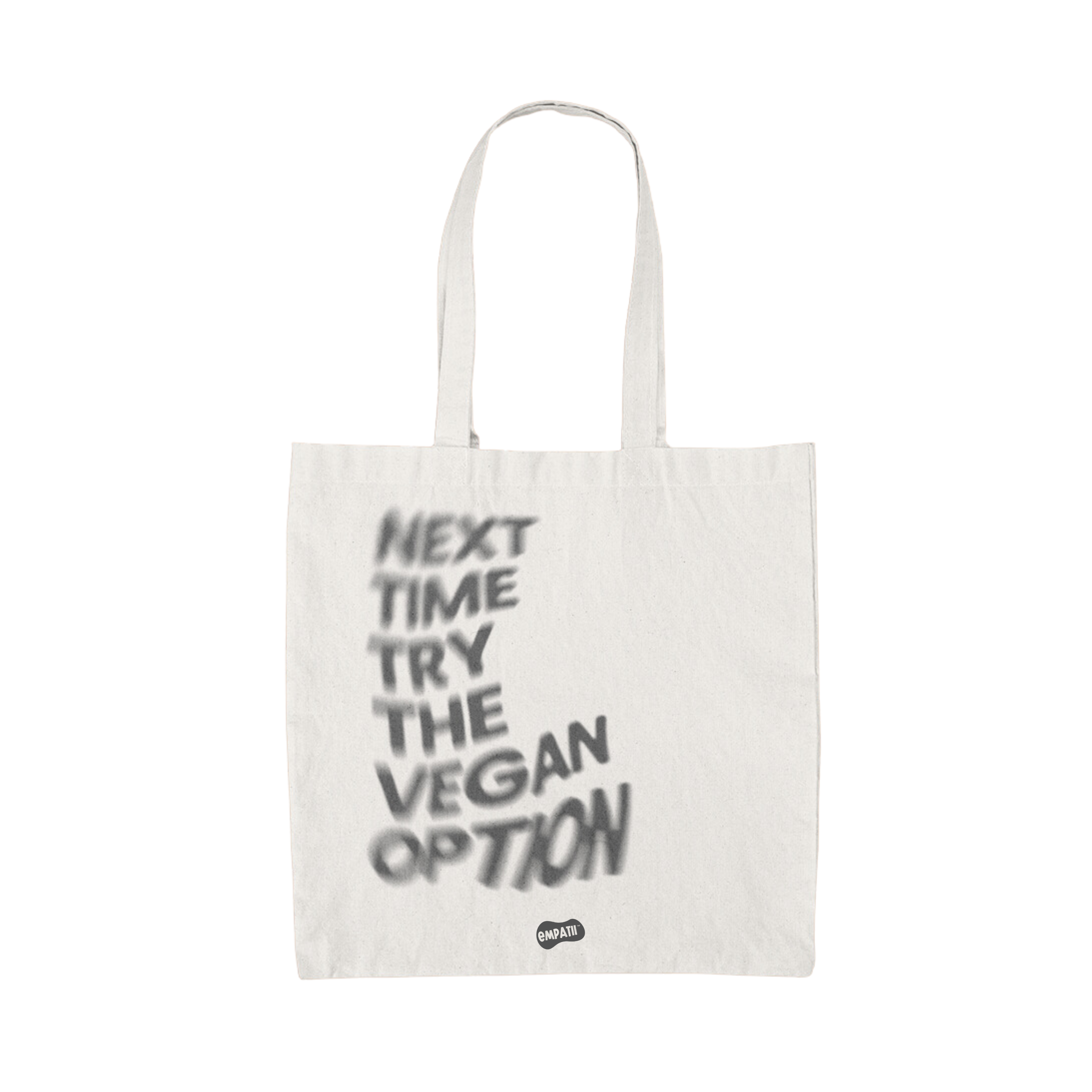 Try The Vegan Option - Large Tote Bag - Empatii