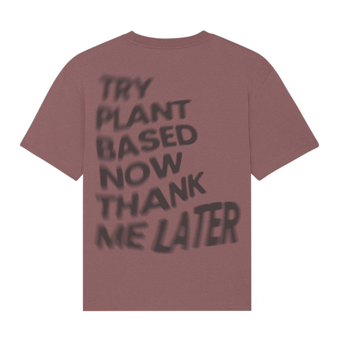 Try Plant Based T-Shirt - Muave - Empatii