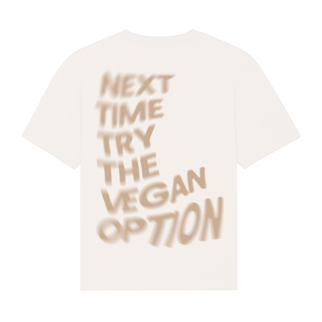 Try The Vegan Option T-Shirt - White - Empatii