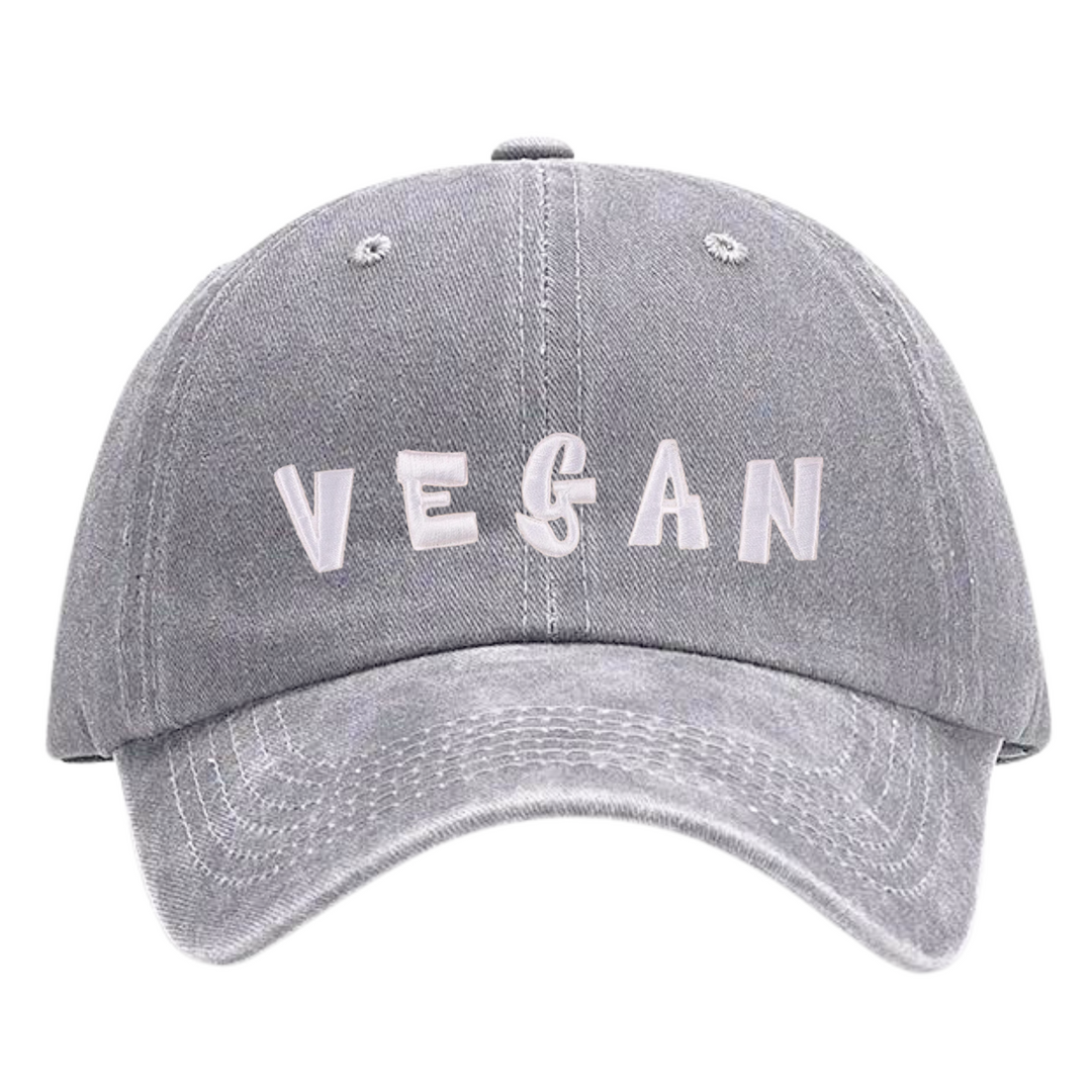 Vegan - Washed Grey Cap - Empatii
