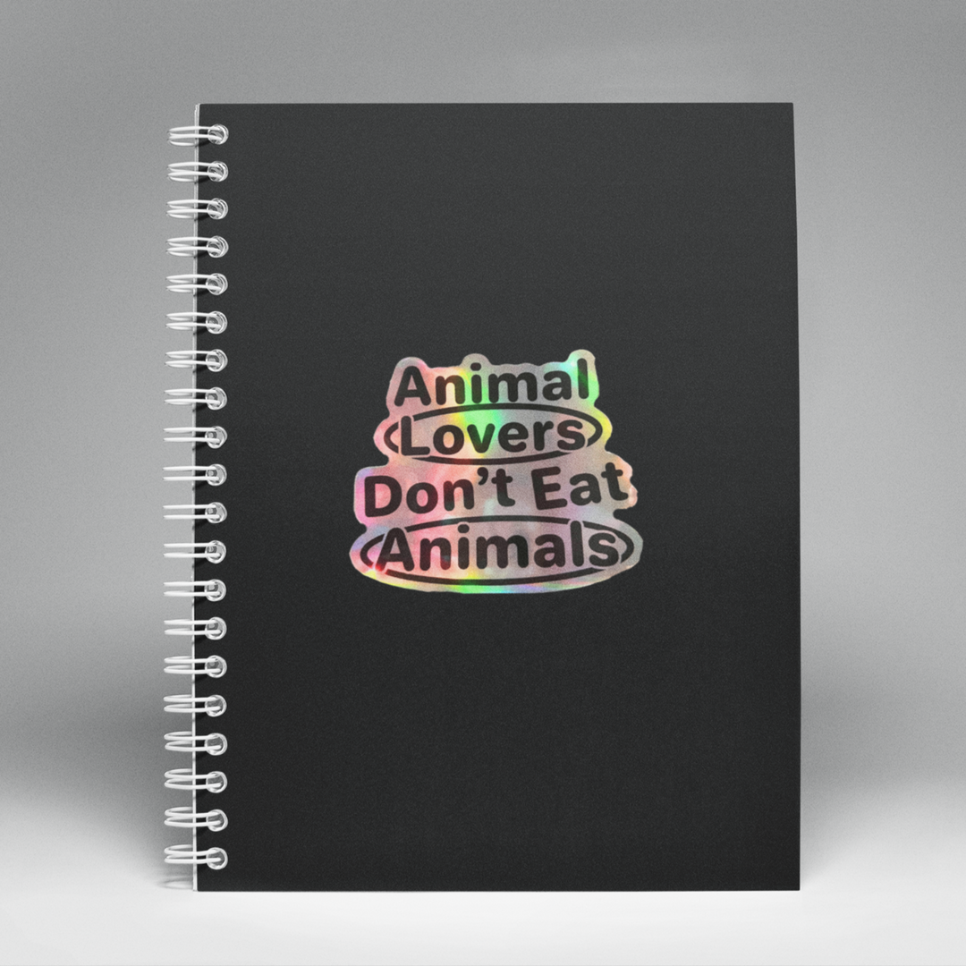 Animal Lovers Holographic Permanent Sticker