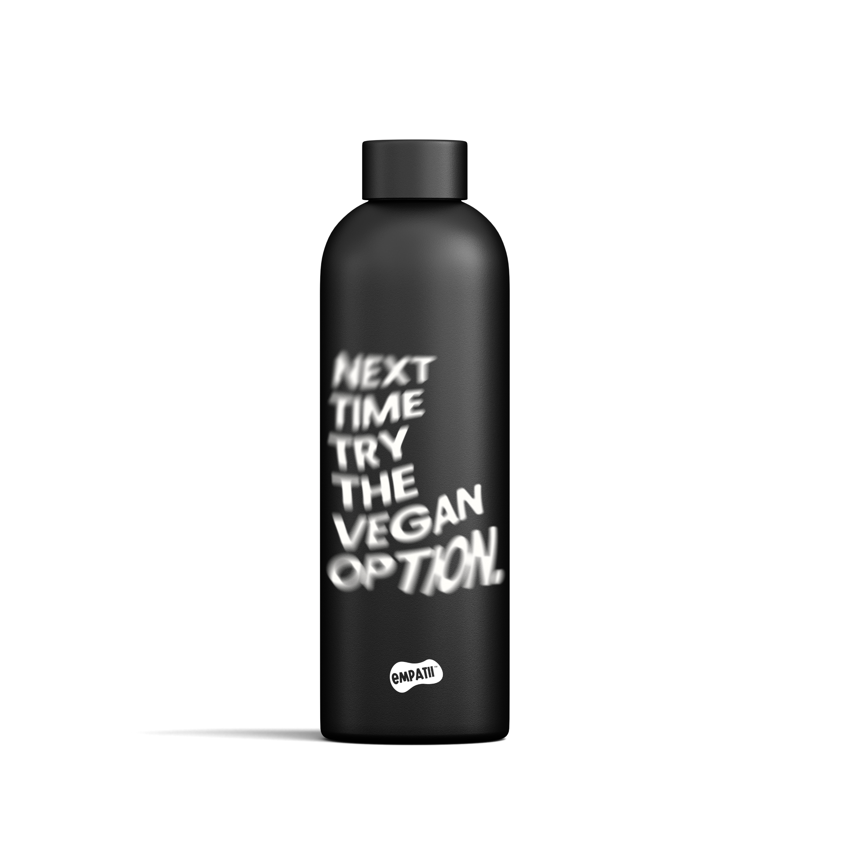 Try The Vegan Option Thermo Drinking Bottle - Empatii