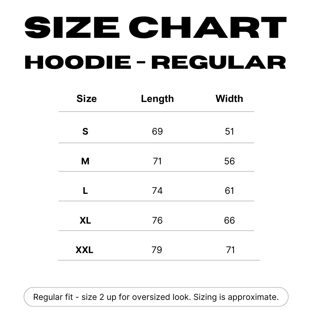 Try Oat Milk Black Hoodie - Regular Fit (Unisex)