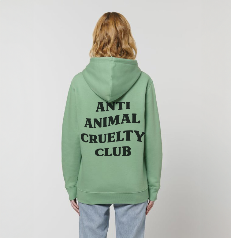 Anti Animal Cruelty Club Hoodie - Mint - Empatii